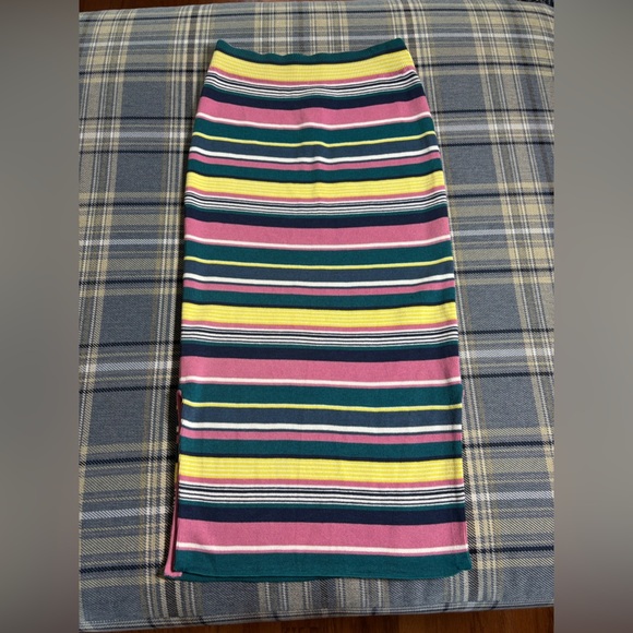Anthropologie Maeve Lana Striped Midi Skirt NWT - Picture 2 of 7